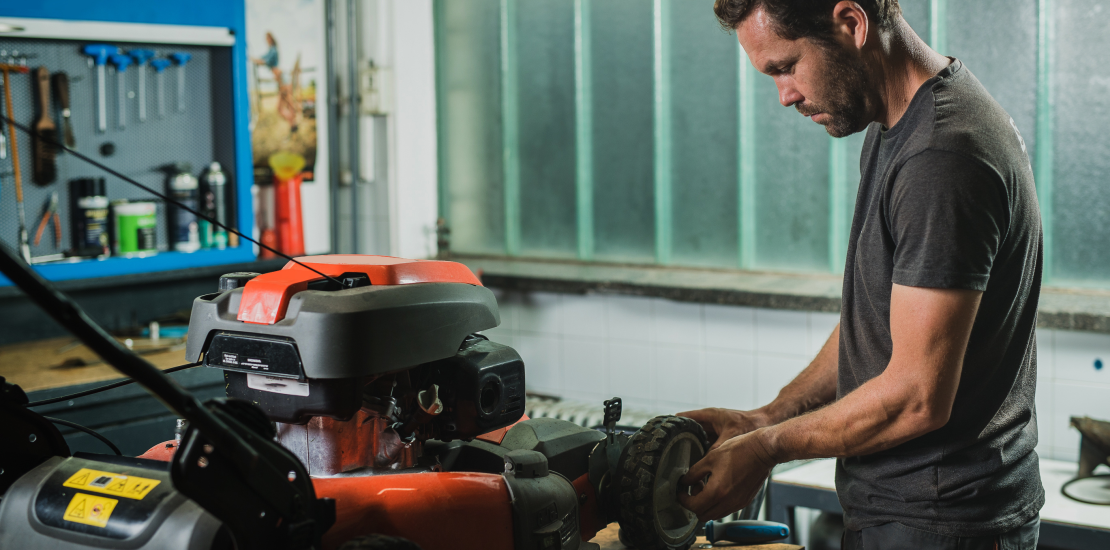 Lawn mower repair and discount service near me